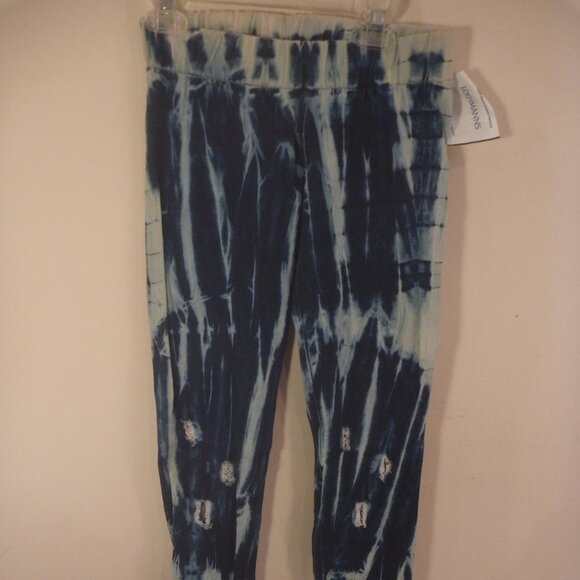 New USA Distressed Denim Skinny Jeans Pant Jegging Eclipse Tie Dye Leggings sz 0 - Picture 5 of 12
